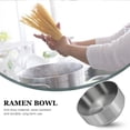 thumbnail image 3 of RUNROTOO Double Layer Insulation Stainless Steel Rice Bowl Silver for Home Use 1Pcs, 3 of 8