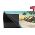 thumbnail image 4 of Ryvnso Mailbox Cover Magnetic Beach with Palm Trees Mailbox Wrap Large Size 25.5x21 Inch, 4 of 8