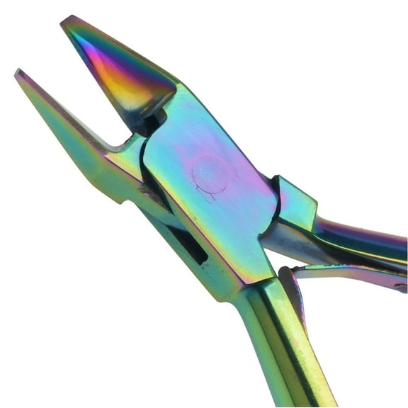Chroma Series, Flush Cutter Pliers with Rainbow Titanium Coating, 1 Piece