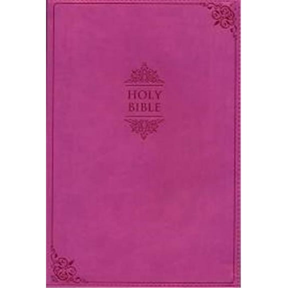 Zondervan Large Print Pink Leathersoft NIV Value Thinline Bible