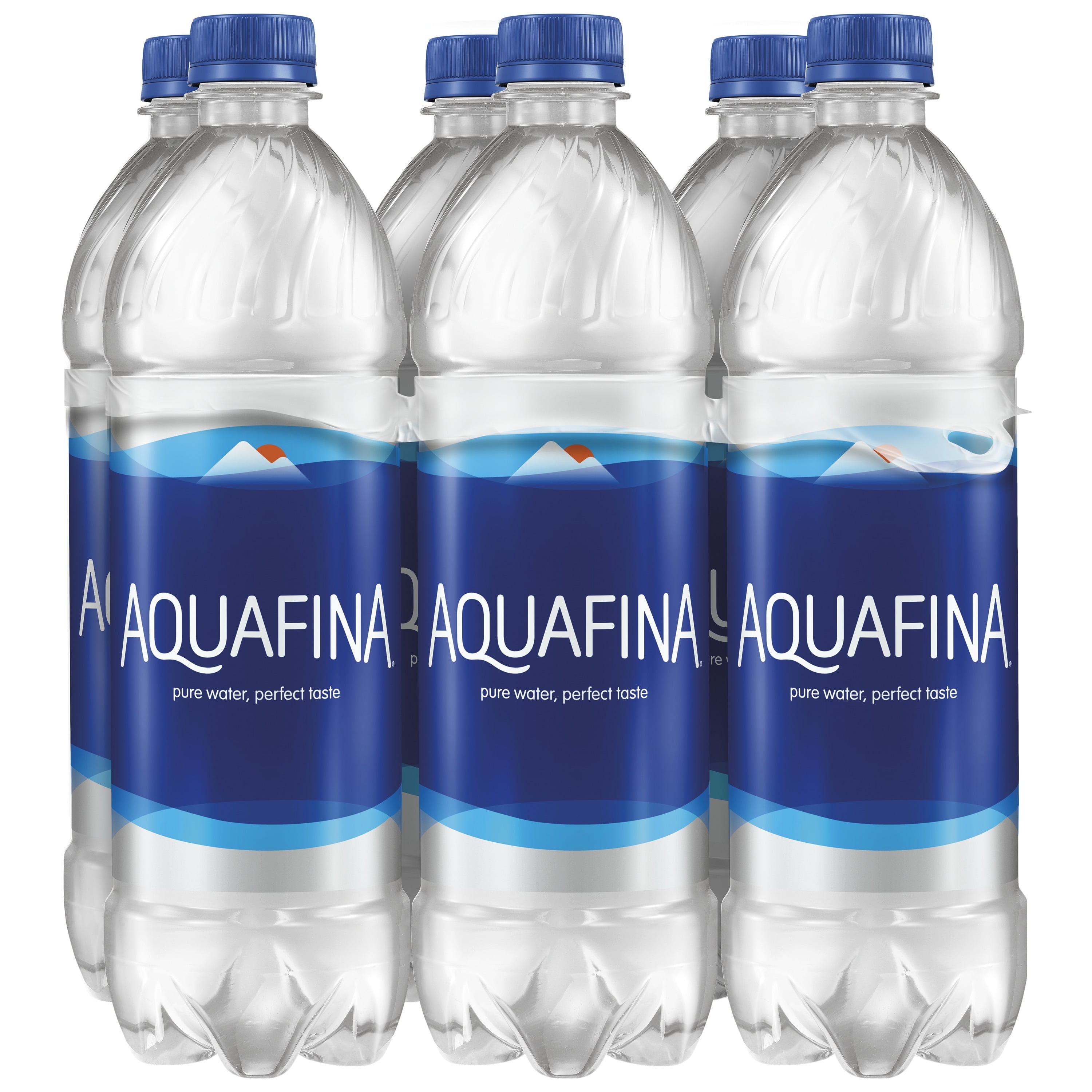 Aquafina Purified Bottled Drinking Water, 24 oz, 6 Pack Bottles