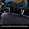 thumbnail image 6 of Headrest Covers for Cars Accessories Interior for Women Men 2Pcs - Starry Night Sunflower Field Head Rest Cover for Car Decorations, Car Headrest Cover for Car Decor Interior, 6 of 8