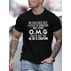 thumbnail image 1 of Camiseta informal de cuello redondo para hombre, estampada a la moda de verano con el lema "¿Alguna vez escuchas a alguien y piensas en Dios?", ideal para deportes, uso diario y tiempo libre., 1 of 6