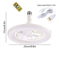 thumbnail image 3 of XGFHYJEH Ceiling Fan with Light, Ceiling Fan & Light Remote Controls, Chandelier Ceiling Fans, Modern Ceiling Fan, Ceiling Fan Clearance, White Flush Ceiling Fan, Smart Ceiling Fan, 3 of 7