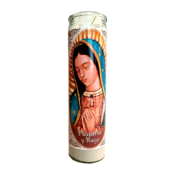 Virgin of Guadalupe (Virgen de Guadalupe) Devotional (Plegaria y Ruego) Candle