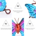 thumbnail image 2 of Iron Napkin Rack Butterfly Napkin Holder Tabletop Freestanding Tissue Dispenser Paper Towel Stand Butterfly Table Deocr for Kitchen Countertop Dining Picnic Table Decorations, 2 of 8