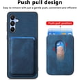 thumbnail image 4 of for Samsung Galaxy A16 Case with Detachable Credit Card Holder Slot, Magnetic Slim Scratch Resistant Ultra-Thin Case for Samsung Galaxy A16. TCK-Retro Black, 4 of 9