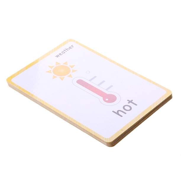 Tarjetas de Aprendizaje Macarena Tarjetas Flash de Cognición Varios Clima