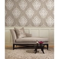 thumbnail image 2 of Kenneth James by Brewster 672-20086 Onyx Massa Cream Large Ornate Damask Wallpaper, 2 of 2