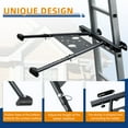 thumbnail image 5 of FENHRTVM   Ladder Stabilizer for Roof Gutter  12Lb Adjustable Wall Ladder Standoff for Paint Wall  Window Cleaning Black Metal, 5 of 6