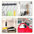 thumbnail image 4 of Unique Bargains Stainless Steel S Hooks 2' S Shaped Hook Hangers for Kitchen Multiple Uses 8pcs, 4 of 4
