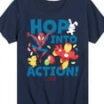 thumbnail image 3 of Marvel The Avengers - Easter Hop Into Action - Toddler And Youth Short Sleeve Graphic T-Shirt, 3 of 5