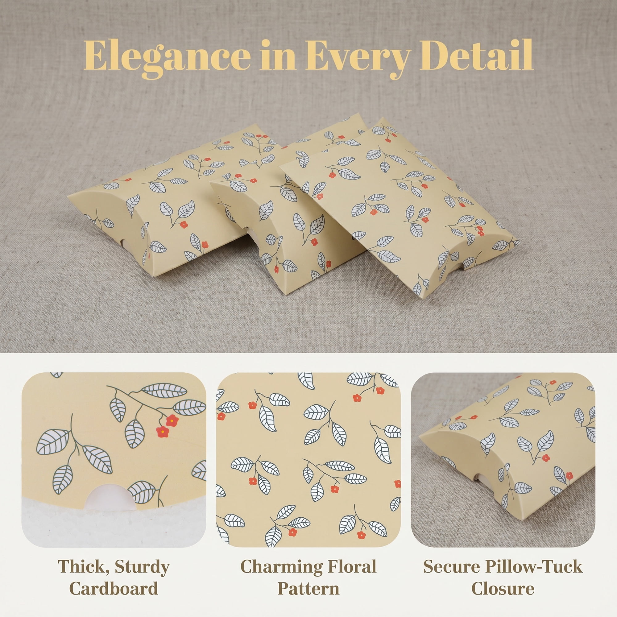 Unique Bargains 10Pcs Elegant Tiny Empty Slim Treat Gift Box Yellow 5.5"x3.9"x1.1"