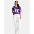 thumbnail image 2 of Sanrio Hello Kitty Women’s Graphic Football Skimmer Jersey, Sizes XXS-XXL, 2 of 5