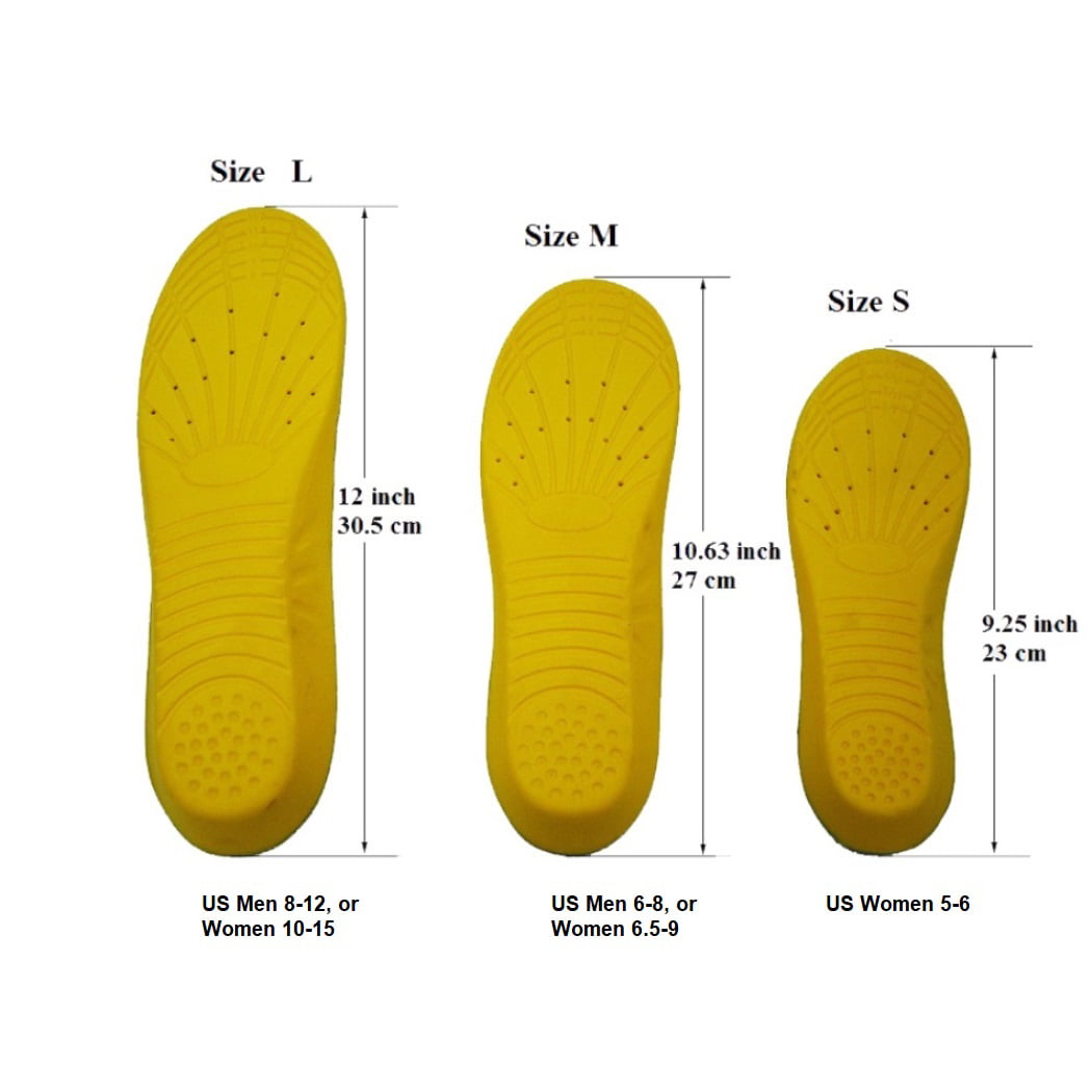 Full-Length Memory Foam Shoe Insoles, 1 