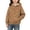 Brown, variant on Spazoro Girls Hooded Sweatshirt with Pockets, Hooded Neck Long Sleeve Drawstring Leopard Print Warm Pullover Tops Casual Hoodies for School Blue Size 7