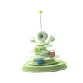 thumbnail image 3 of Milaget Cat Toy Roller Funny Puzzle Toy Circular Track 3 Layer for Kitten Cat Teaser Green, 3 of 9