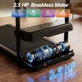 thumbnail image 6 of Incline Treadmill with Handle Bar,3.5HP Portable Treadmill with Desk,Walking Pad with Remote Control and LED Display, 350 lbs Weight Capacity, 6 of 9