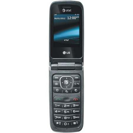 AT&T LG A340 Cell Phone, Gray - Walmart.com