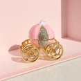 thumbnail image 3 of Minnieouse Adornos de carruaje de calabaza portátil joyero multiusos hueco delicado diseño especial organizador hogar boda Ropa, zapatos y accesorios Miscelánea Rosa Minnieouse AP015859-01, 3 of 6