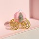 thumbnail image 3 of Sonducket Adornos de carruaje de calabaza, joyero multiusos, organizador de joyas de diseño especial a la moda, regalo de boda decorativo Ropa, zapatos y accesorios Miscelánea Rosa Sonducket AP015859-01, 3 of 6