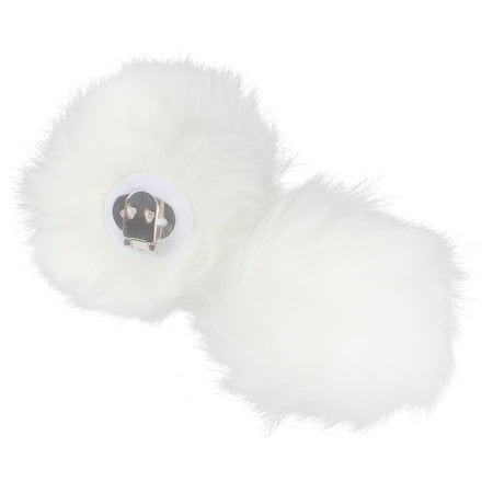 

Wedding Shoe Clip Fuzzy Balls Clips 2 Pcs Accessories Plush Decor on Embellishments Pompom White Women s