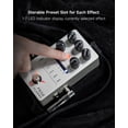 thumbnail image 4 of FLAMMA FS02 Reverb Guitar Pedal Stereo Digital Effects Pedal 7 Storable Preset Slots 7 Reverb Effects Room Hall Church Cave Plate Spring Mod True Bypass Trail On, 4 of 8