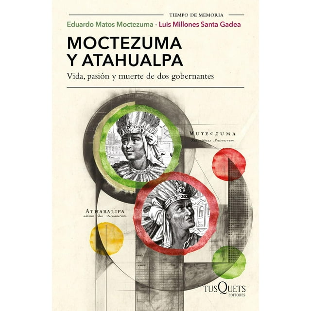 Libro Moctezuma Y Atahualpa Tapa Blanda, Autor Eduardo Matos Moctezuma, Editorial Tusquets Mexico