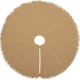thumbnail image 2 of VHC Brand Festive Natural Burlap Tree Skirt 32256, 2 of 4