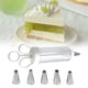 thumbnail image 1 of Herramienta de decoración de pasteles, juego de inyectores para decoración de postres, juego de decoración de glaseado, juego de tuberías para 225x66 cm, 1 of 10