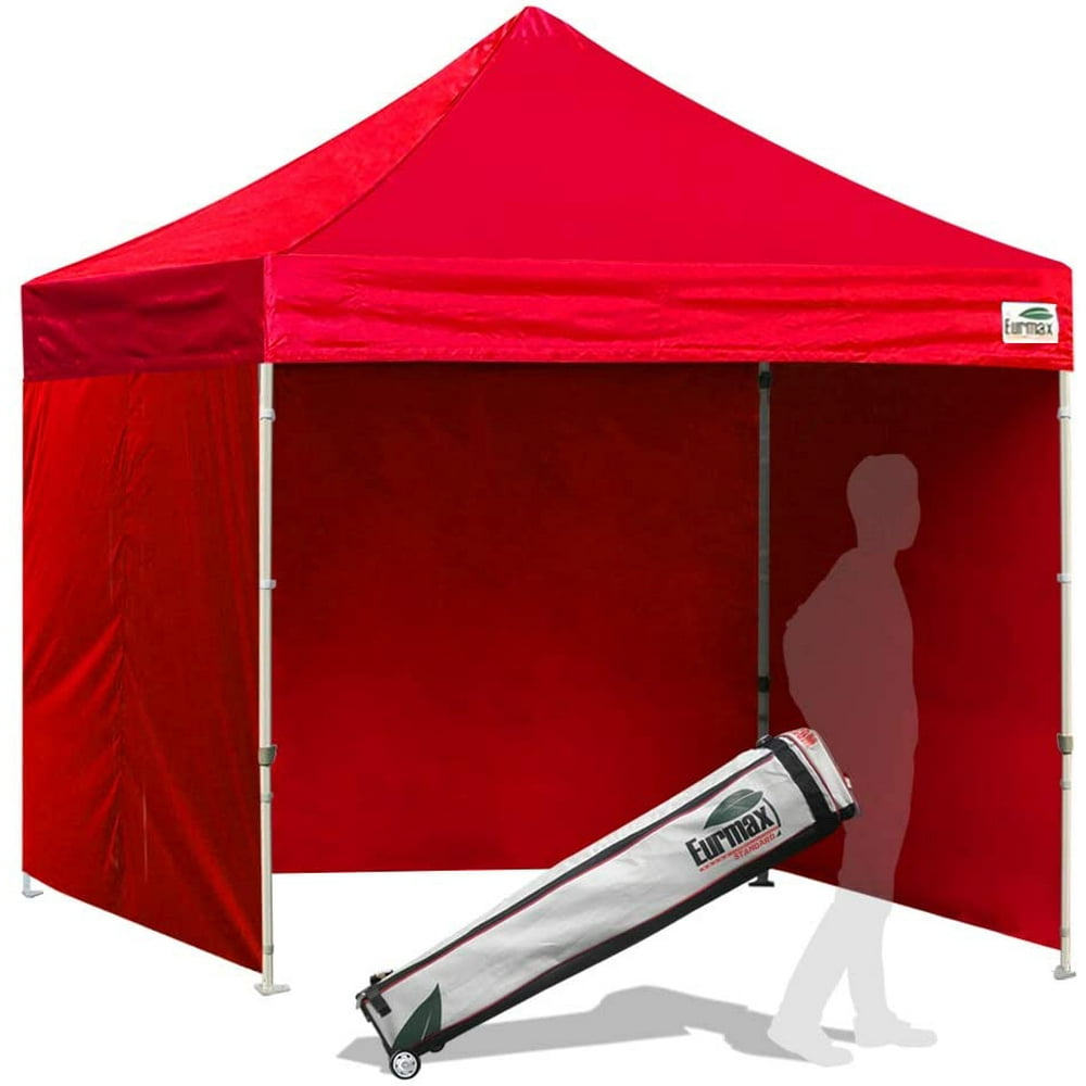 Eurmax 8x8 Feet Ez Pop up Canopy Tent, Popup Instant Tent, Outdoor Canopies Commercial Gazebo