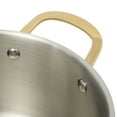 thumbnail image 3 of Martha Stewart 5 qt Stainless Steel Dutch Oven Pot with Side Handles and Tempered Glass Lid, 3 of 10