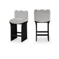 thumbnail image 2 of Meridina Furniture Shaw Grey Chenille Fabric Upholstered Counter Stool, 2 of 10