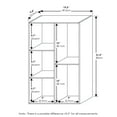 thumbnail image 3 of HomeStock French Country 5-Cube No Tool Assembly Open Shelf, Blackwood, 3 of 6