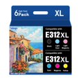 thumbnail image 1 of Cartucho de tinta Sehiran 312XL, paquete de 6, colores de alto rendimiento, 1 of 6