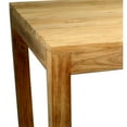 thumbnail image 3 of Padma's Plantation Rustic Teak Outdoor Dining Table 31.5 X 31.5, 3 of 9