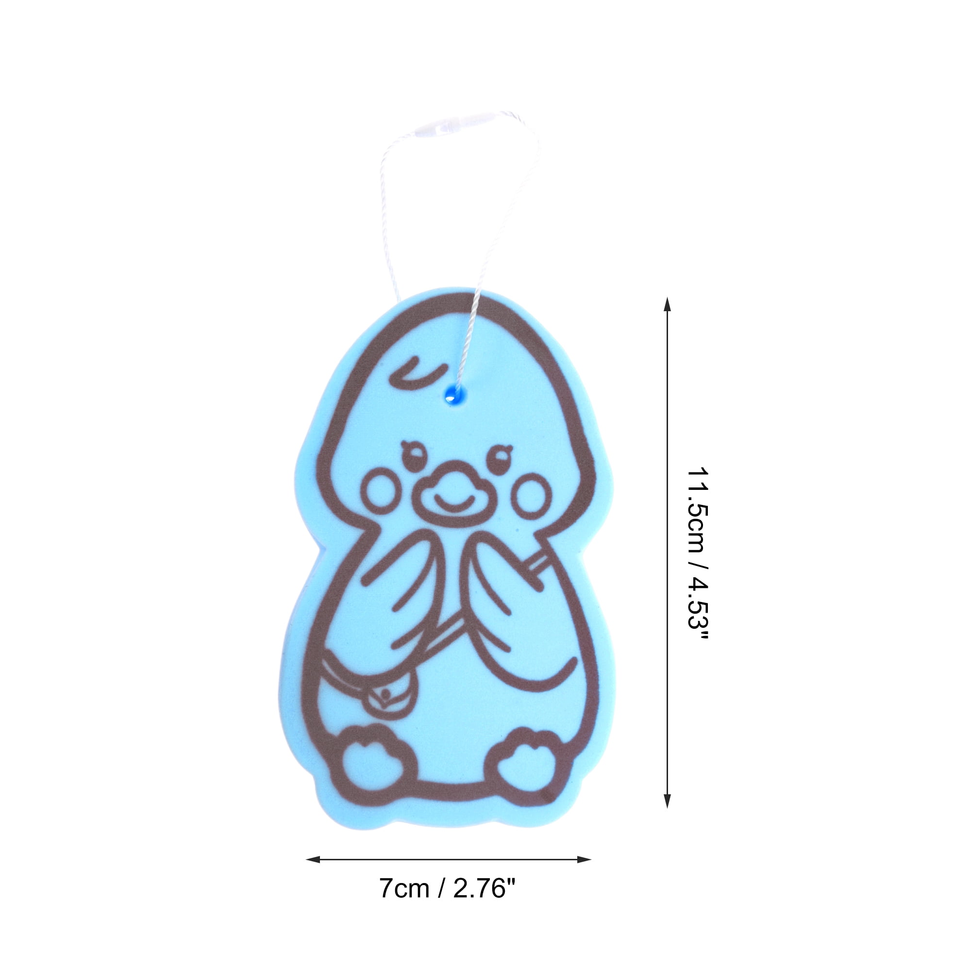 Unique Bargains Cartoon Bath Sponge Brush  4.53"x2.76"x1.1" Blue