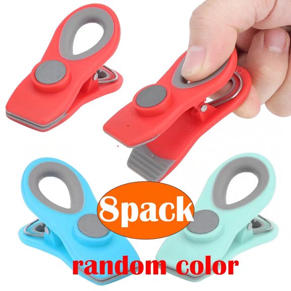 Sealing Clip Plastic Snack Bag Sealing Clip Food Preservation Sealing Clip Plastic Bag Clip-8 Pack