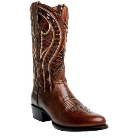 

Dan Post Men s Swirled Embroidery Western Boot Medium Toe Pecan 8 1/2 D(M) US