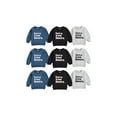 thumbnail image 2 of Jxzom Infant Toddler Boys Girls Crewneck Sweatshirt Love You More Letter Printed Long Sleeve Pullover Shirt Sweater Tops, 2 of 7