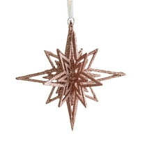 Clearance Christmas Decoration Christmas Trees Three-dimensional Octagonal Star Decorations Store Mood Decoration