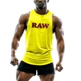 thumbnail image 3 of Chaleco para hombre, sin mangas, transpirable, ligero, para entrenamiento, deportes al aire libre, transpirable, de moda, con estampado simple, para fitness, de secado rápido, 3 of 5