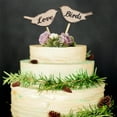 thumbnail image 4 of Youkk 4 Pack LOVE BIRD Cake Topper Cakes Decor Valentine's Day Party Decorations, 4 of 5