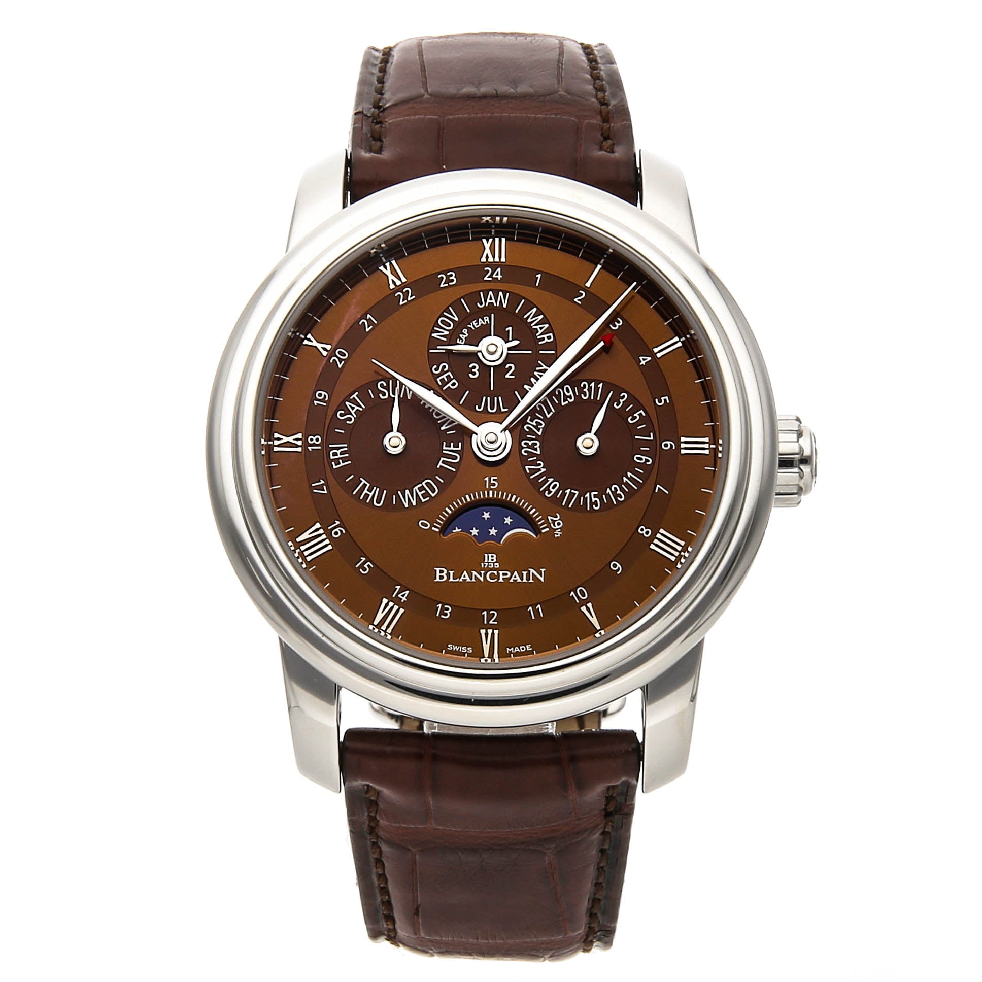 Blancpain PreOwned Blancpain Le Brassus GMT Perpetual Calendar 4277
