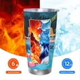 thumbnail image 6 of KLL Tropical Poolside Relaxation Print 40oz Stainless Steel Insulated Car Cup with Spillproof Lid - Keep Your Drink Hot or Cold on the Go-Straw Three-piece Set, 6 of 8