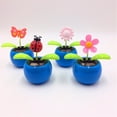 thumbnail image 6 of Home Decor 8 Cute Solar Power Flip Flower For Car Decoration Swing Dancing Flower Bobblehead Solar Dancing Flowers In Colorful Pots Easy To Use, 6 of 7