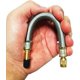thumbnail image 4 of Extensor de válvula, extensor de válvula de neumático de 2 piezas, extensor de válvula de neumático de acero inoxidable con 2 abrazaderas para camión, autobús, autocaravana, remolque (18 cm/7,08 pulg TUNC Sencillez, 4 of 5