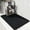 Black, variant on Okaka Coffee Mat & Dish Drying Mat - Quick Dry, Stain Absorbent (Black, 12"x20")