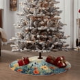thumbnail image 4 of Sikiie Floral Mountain Landscape Christmas Tree Skirt, Christmas Tree Decorations, Christmas Decor, Tree Mat Decoration(30-48IN)-36", 4 of 6