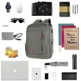 thumbnail image 7 of KROSER 17.3" Laptop Backpack Computer Backpack School Travel Backpack-Grey, 7 of 7